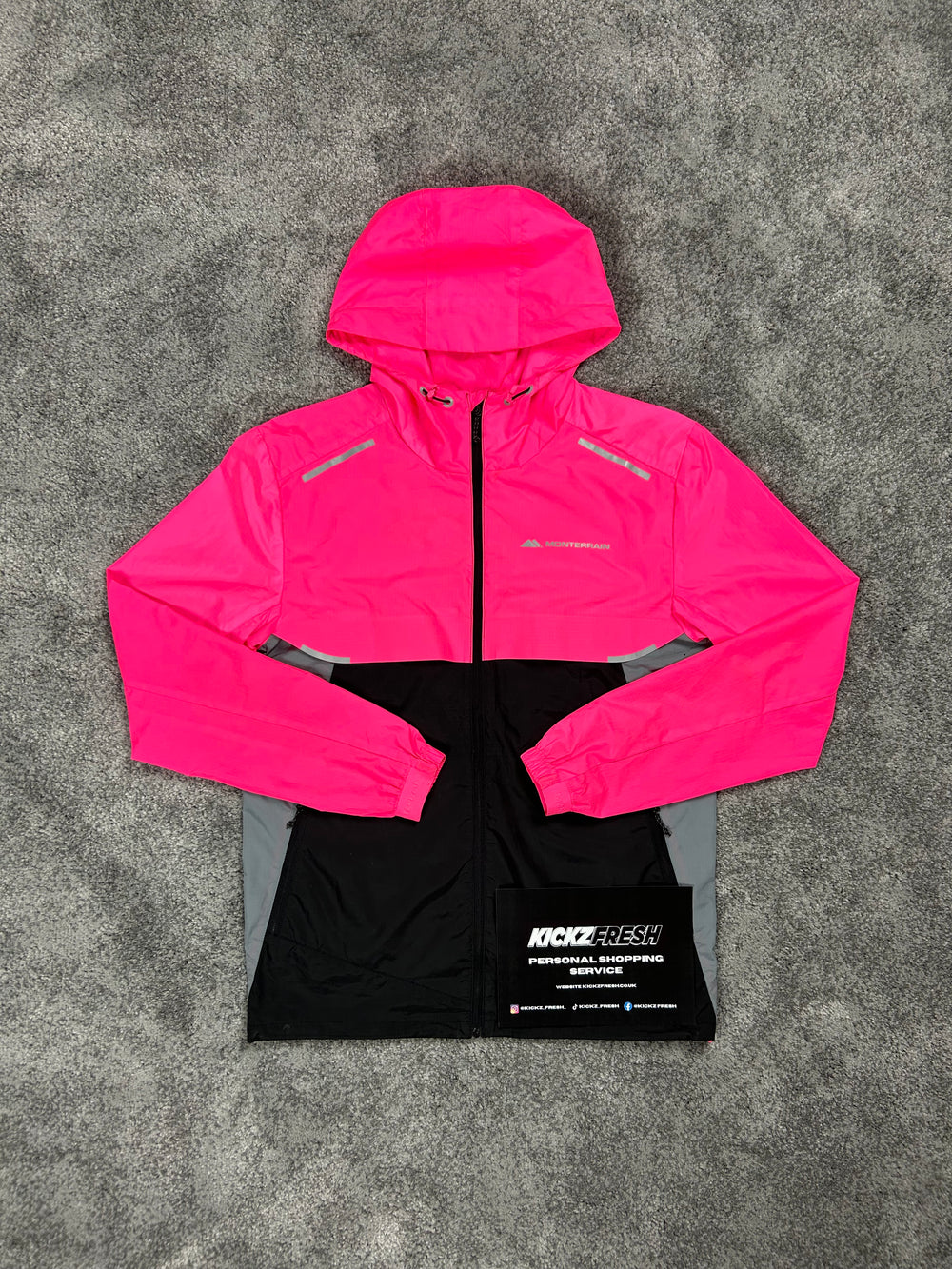 MONTERRAIN CHASE PINK WINDRUNNER JACKET