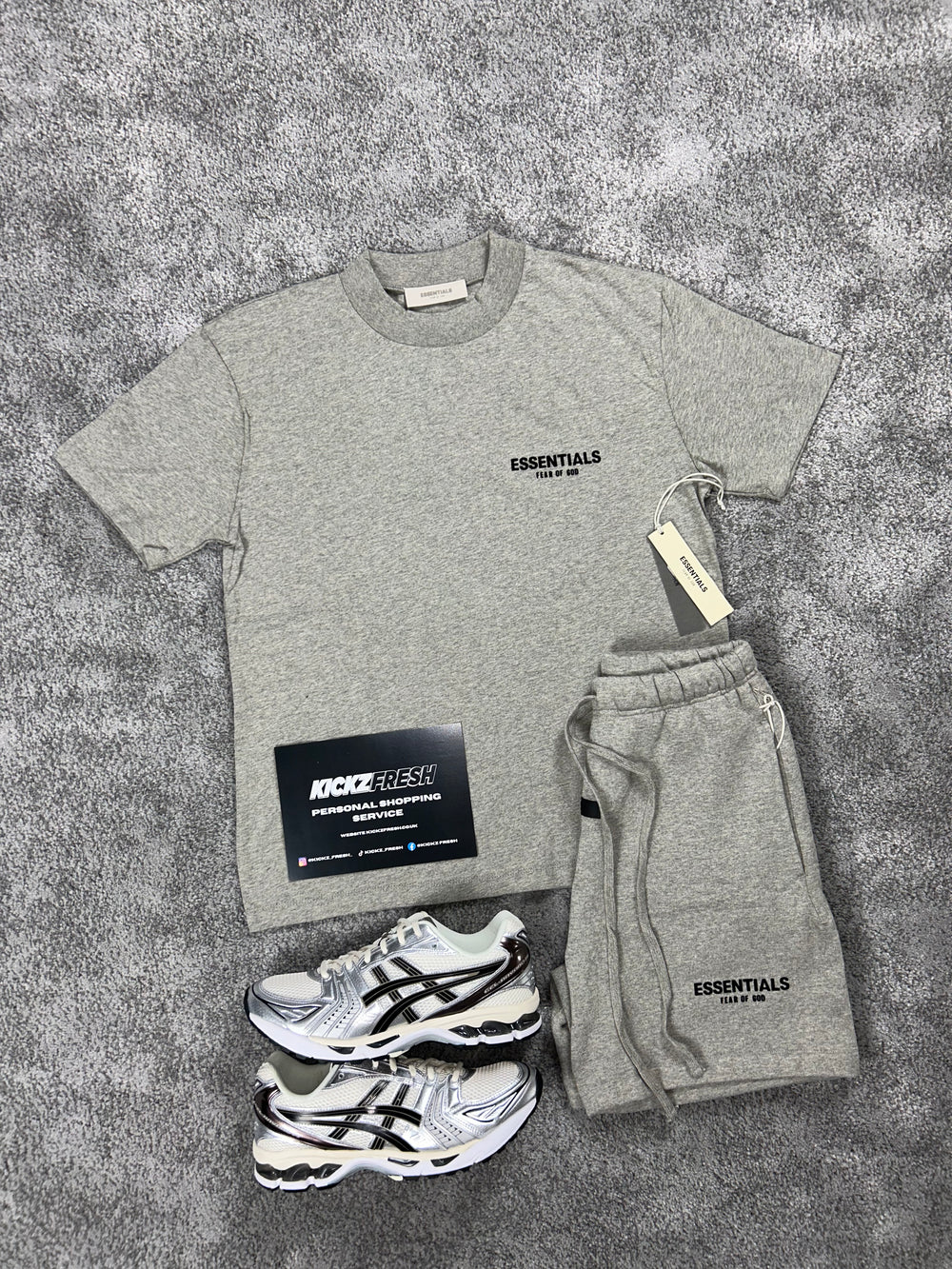 ESSENTIALS FEAR OF GOD MEN’S DARK AVEINE SET