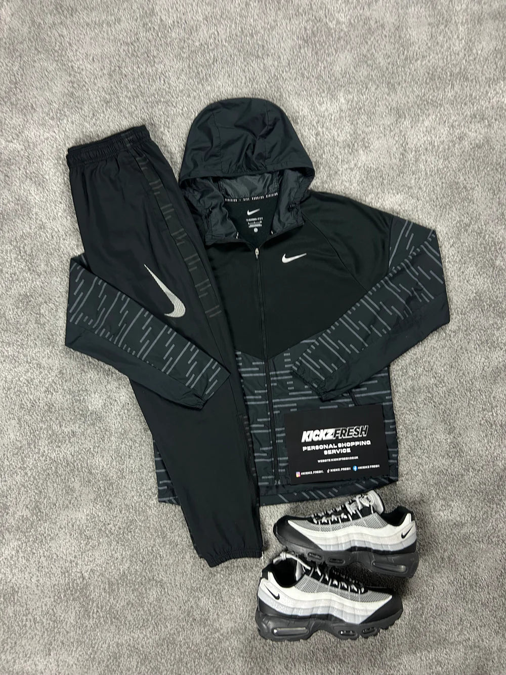 NIKE WINDRUNNER DIVISION BLACK REFLECTIVE TRACKSUIT
