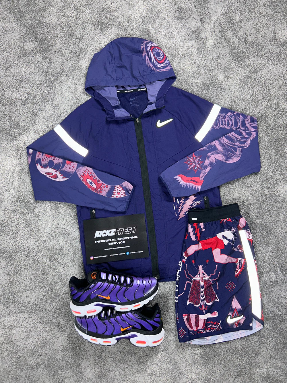 NIKE WINDRUNNER MEN’S PURPLE DRAGON SET