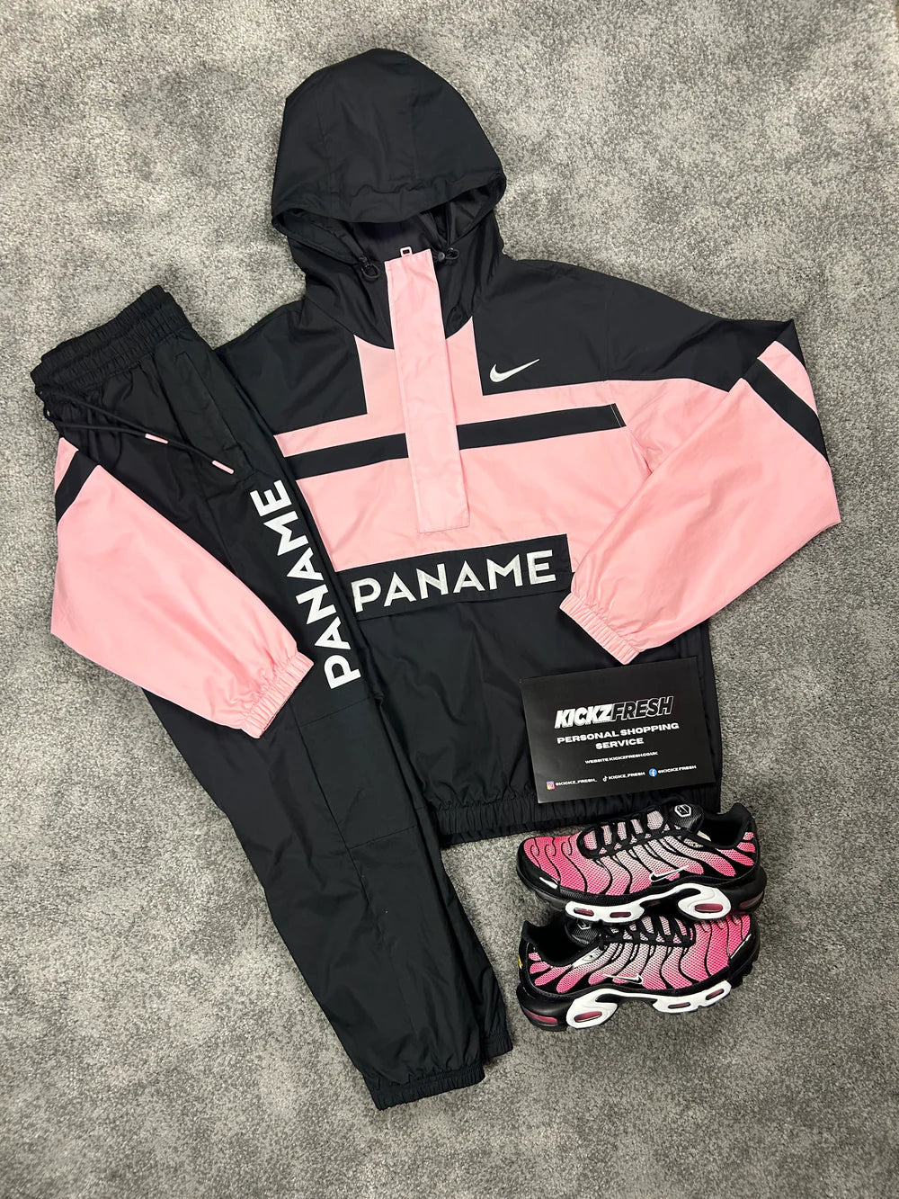 NIKE X PSG PANAME BABY PINK TRACKSUIT