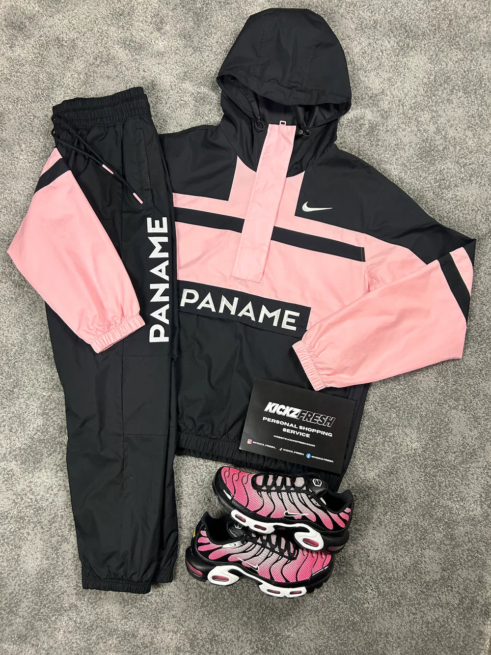 NIKE X PSG PANAME BABY PINK TRACKSUIT