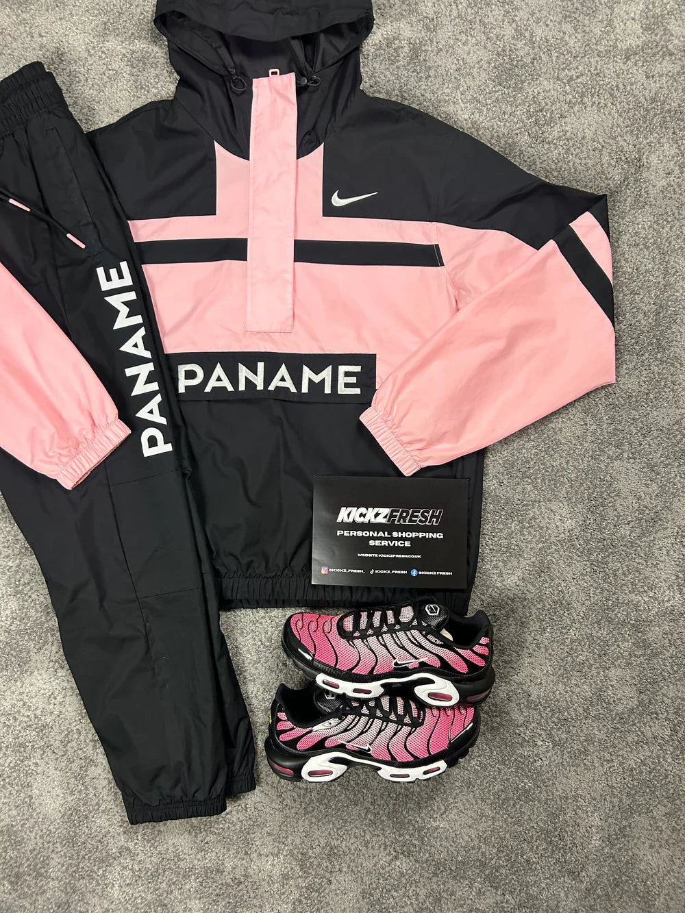 NIKE X PSG PANAME BABY PINK TRACKSUIT
