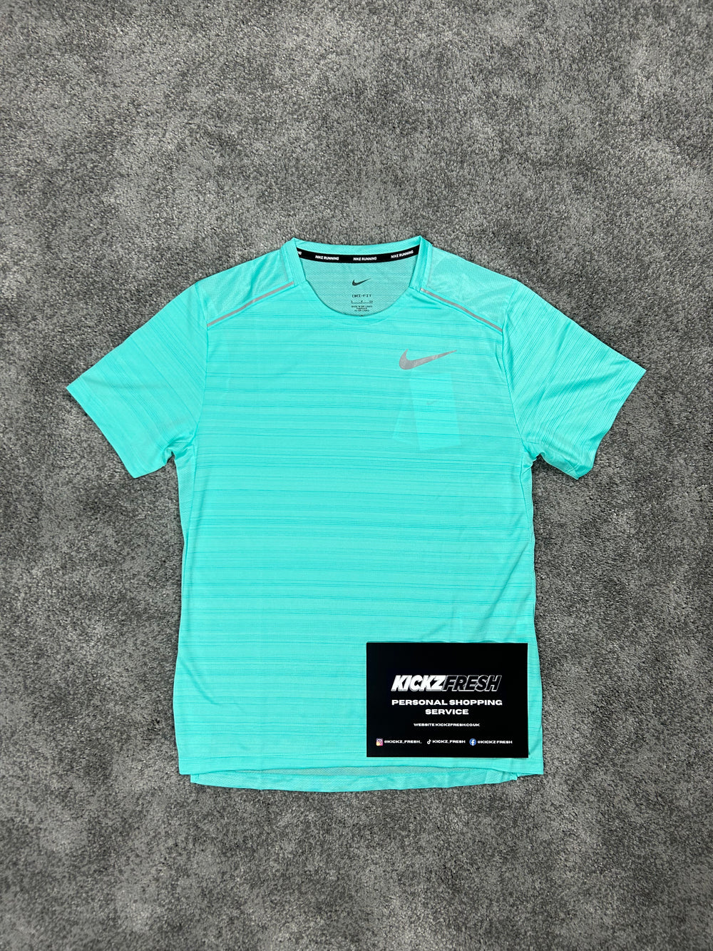 T-SHIRT NIKE MILER « TURQUOISE HYPER »