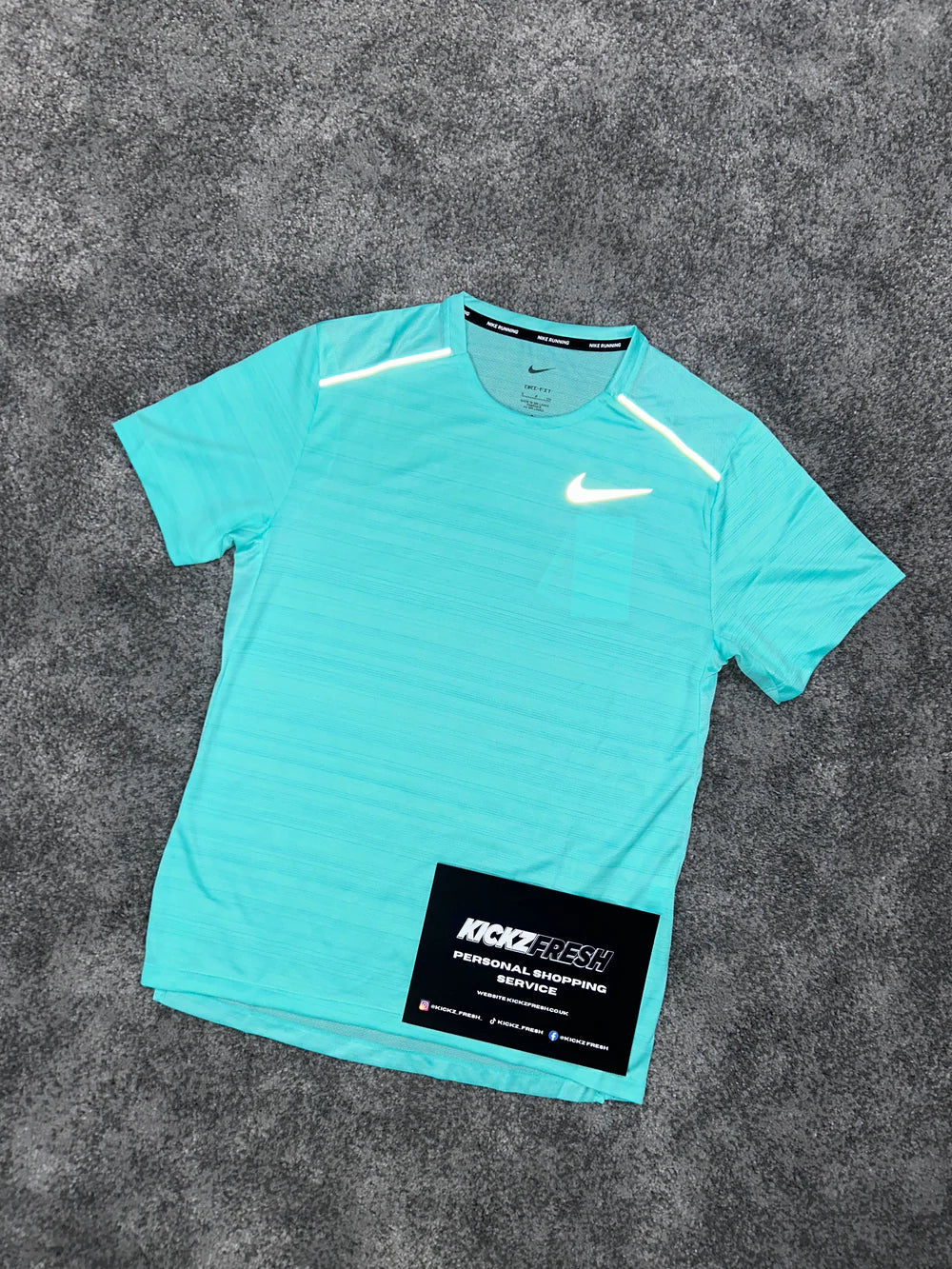 T-SHIRT NIKE MILER « TURQUOISE HYPER »