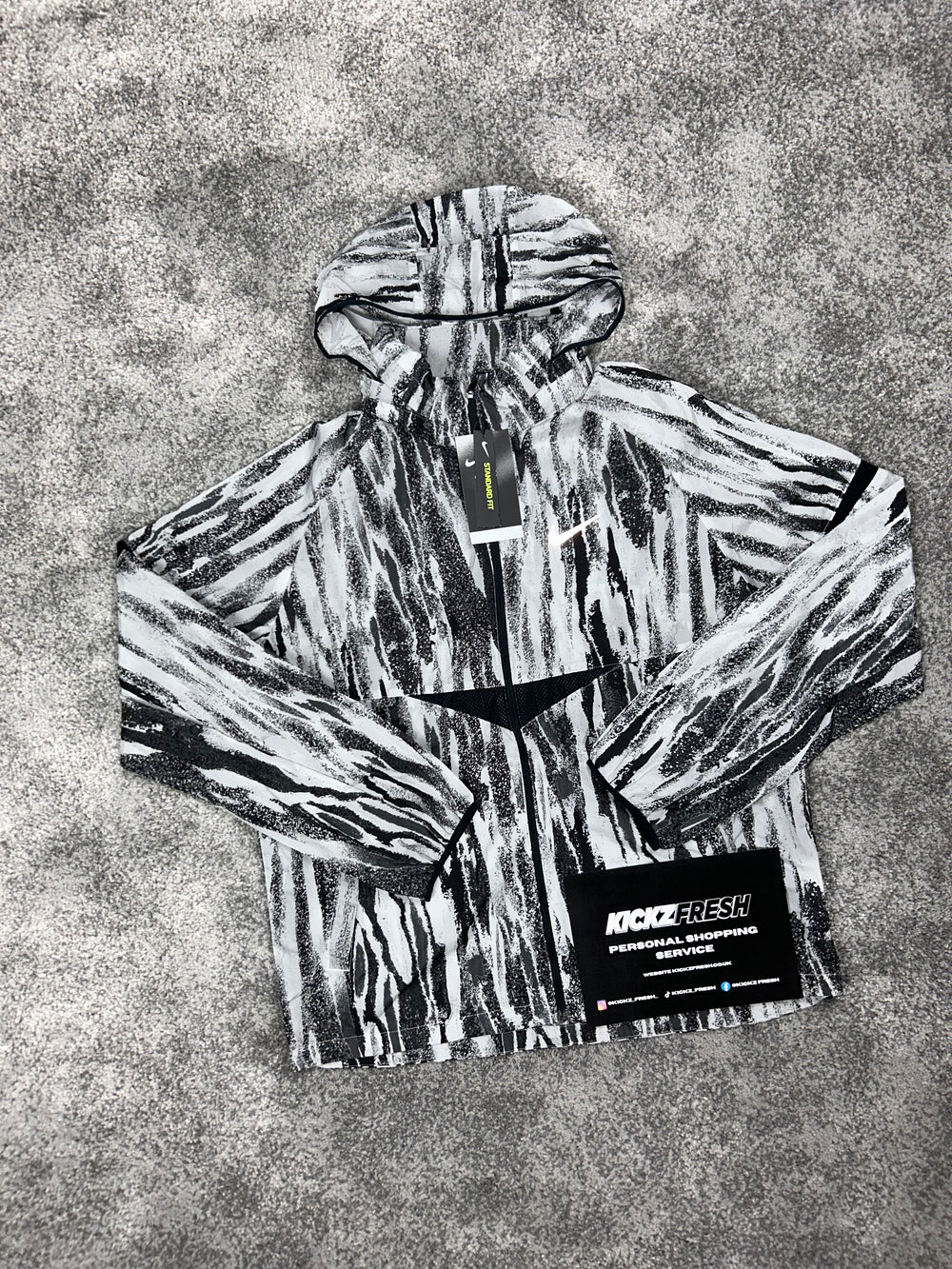 NIKE WINDRUNNER JACKET ZEBRA ‘BLACK WHITE