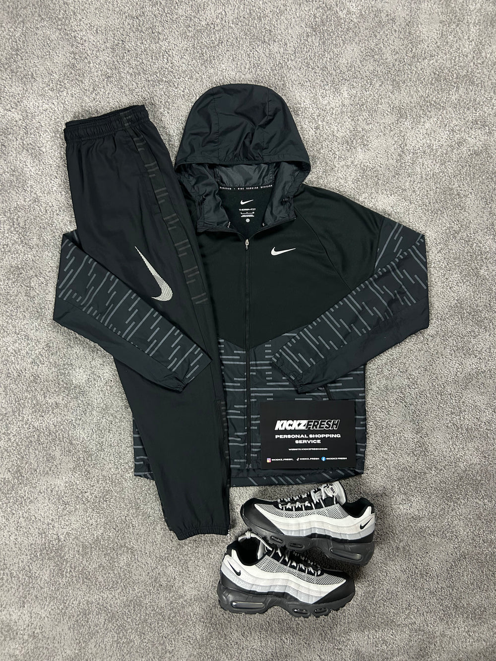 NIKE WINDRUNNER DIVISION BLACK REFLECTIVE TRACKSUIT