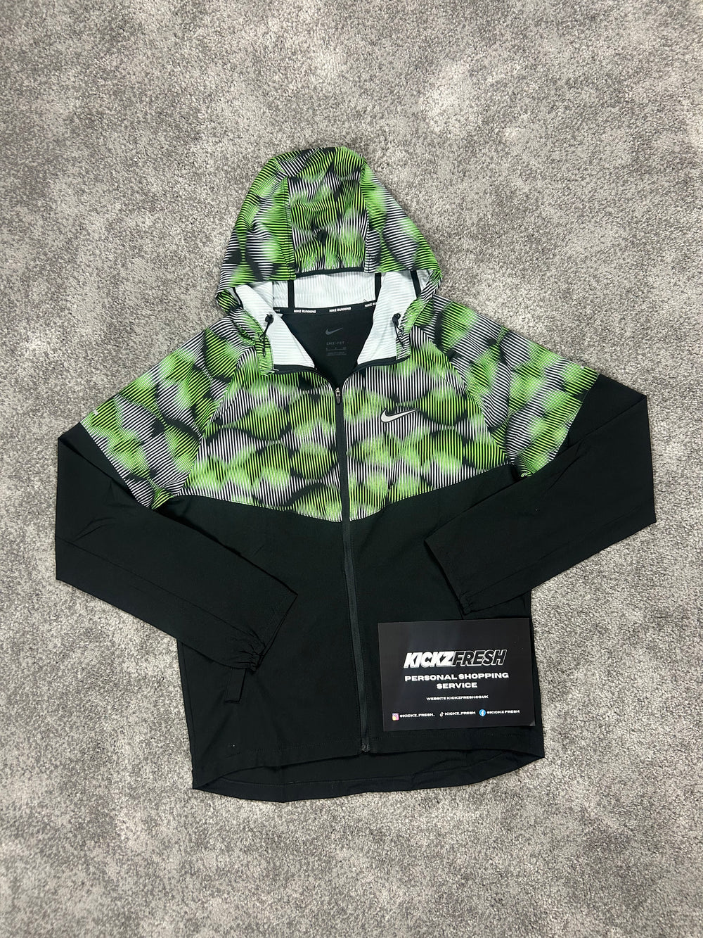 NIKE WINDRUNNER SOUNDWAVE JACKET VAPOR GREEN
