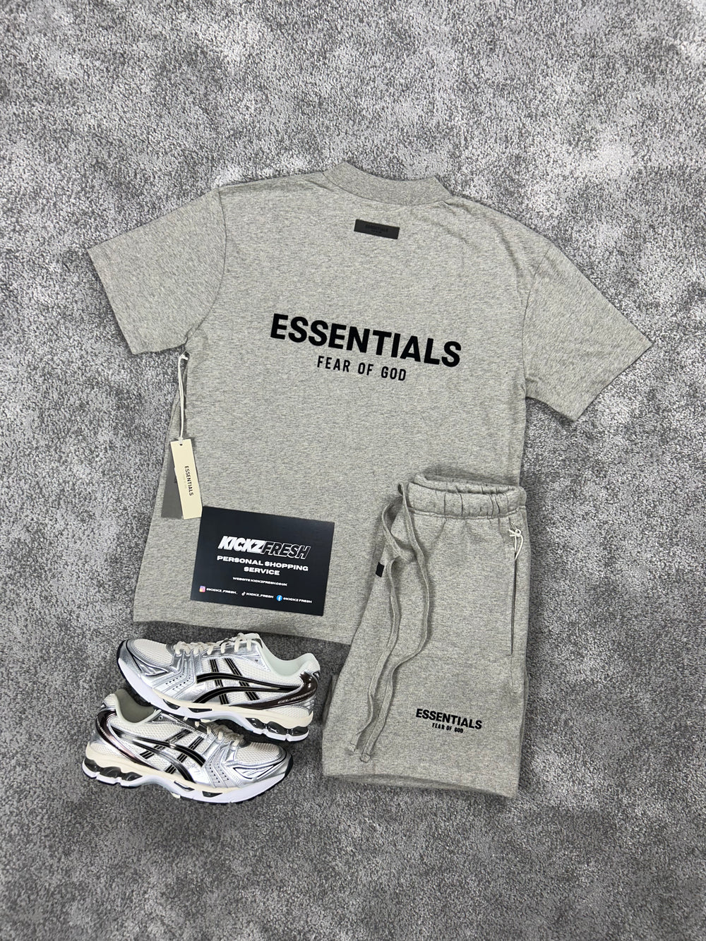 ESSENTIALS FEAR OF GOD MEN’S DARK AVEINE SET