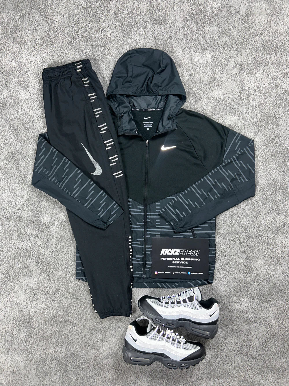 NIKE WINDRUNNER DIVISION BLACK REFLECTIVE TRACKSUIT