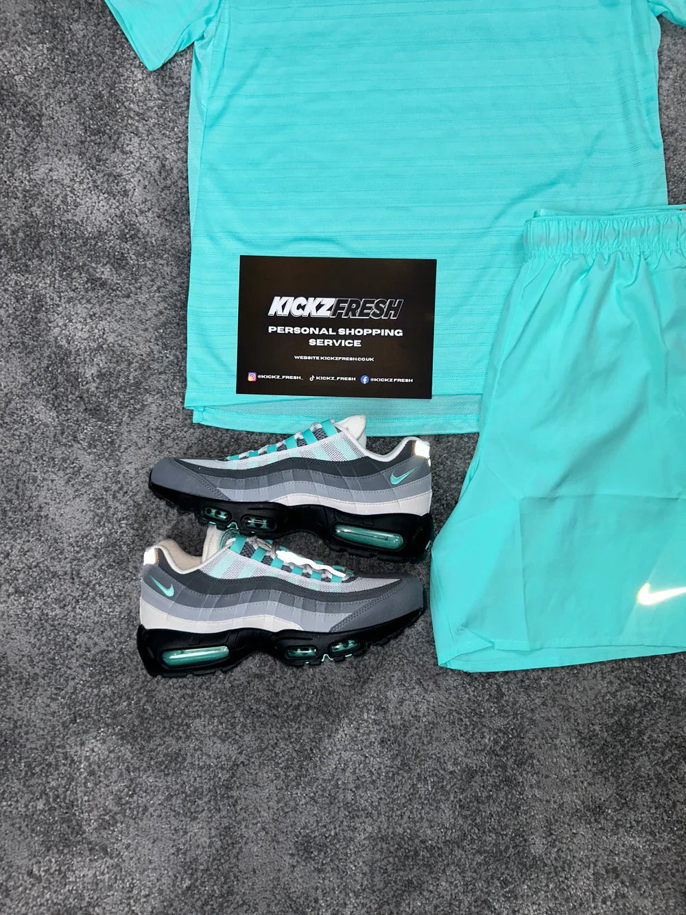NIKE MEN’S MILER HYPER TURQUOISE SET