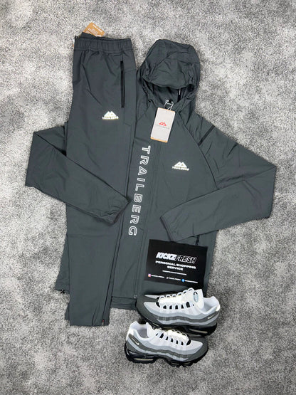 TRAILBERG TERRA TECH GREY TRACKSUIT