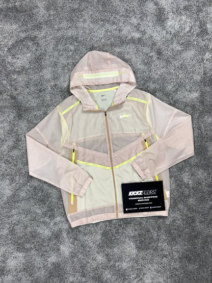 NIKE WILDRUN WINDRUNNER BEIGE LIME GREEN JACKET