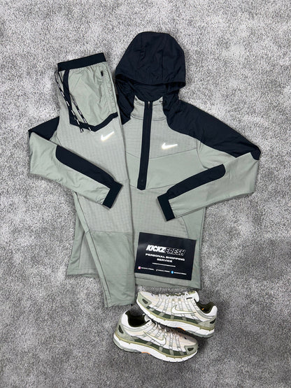 NIKE PERFORMANCE HALF-ZIP LIGHT KHAKI TRACKSUIT
