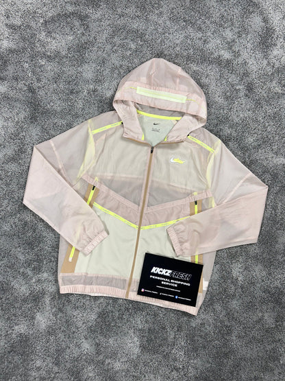 NIKE WILDRUN WINDRUNNER BEIGE LIME GREEN JACKET