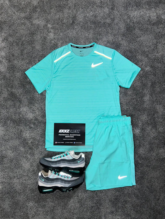 NIKE MEN’S MILER HYPER TURQUOISE SET