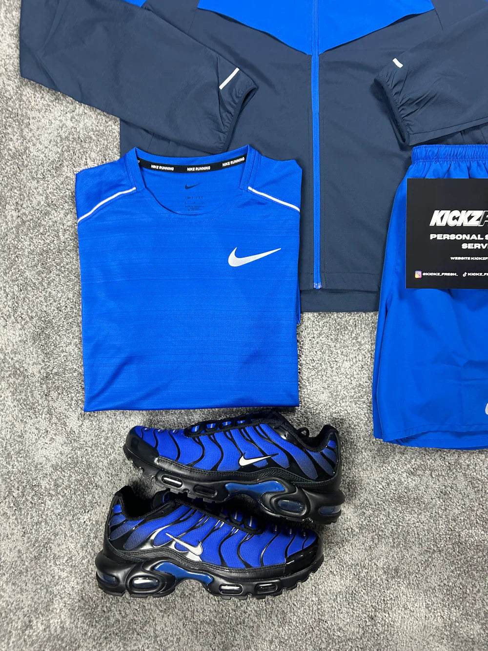 NIKE MEN’S 3-PIECE WINDRUNNER ROYAL BLUE SET
