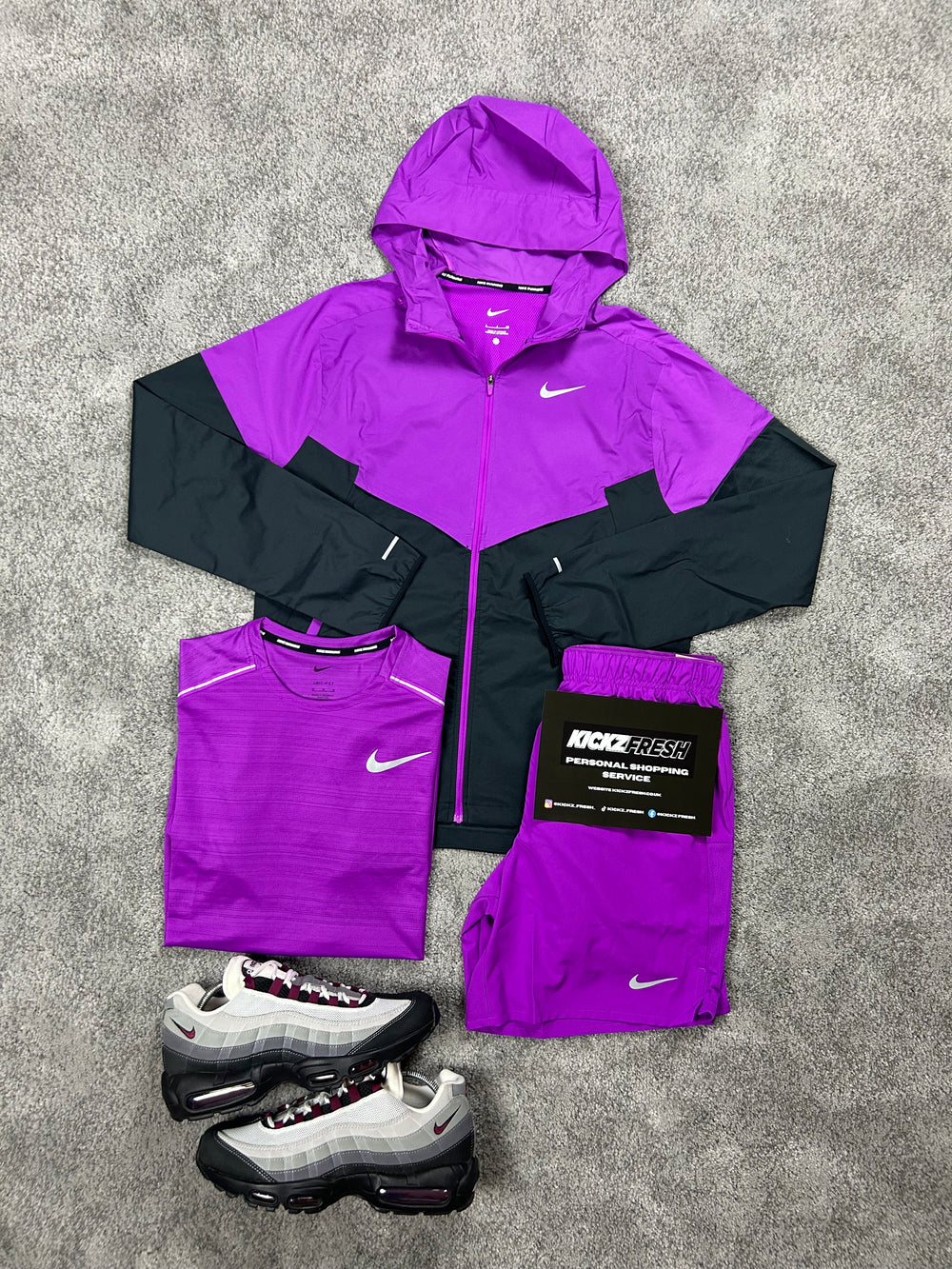 NIKE MEN’S 3-PIECE WINDRUNNER PURPLE VOID SET