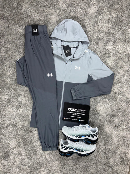 UNDER ARMOUR HYBRID TWO-TONE GREY TRACKSUIT