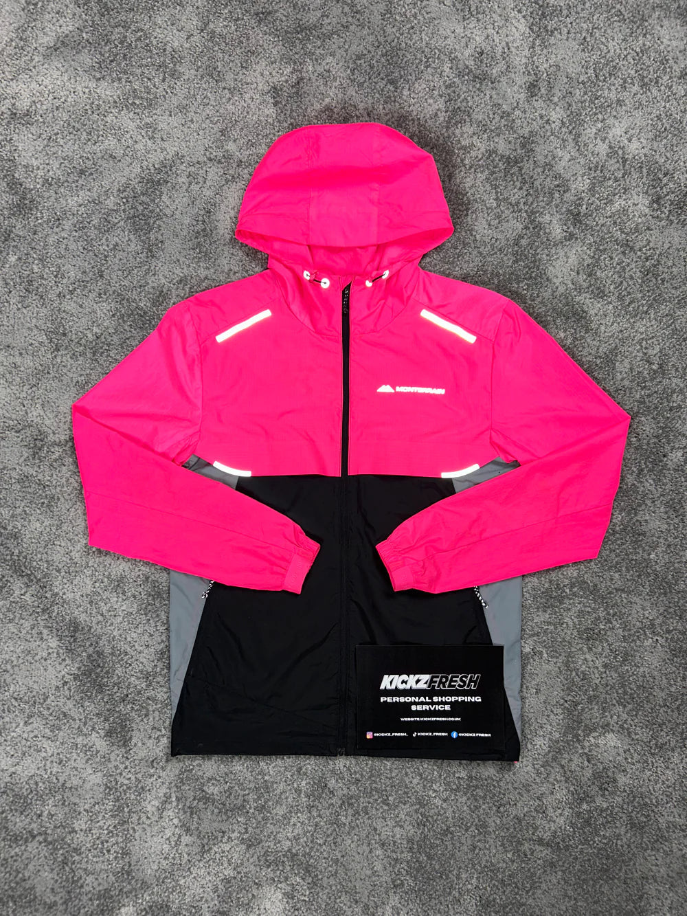 MONTERRAIN CHASE PINK WINDRUNNER JACKET