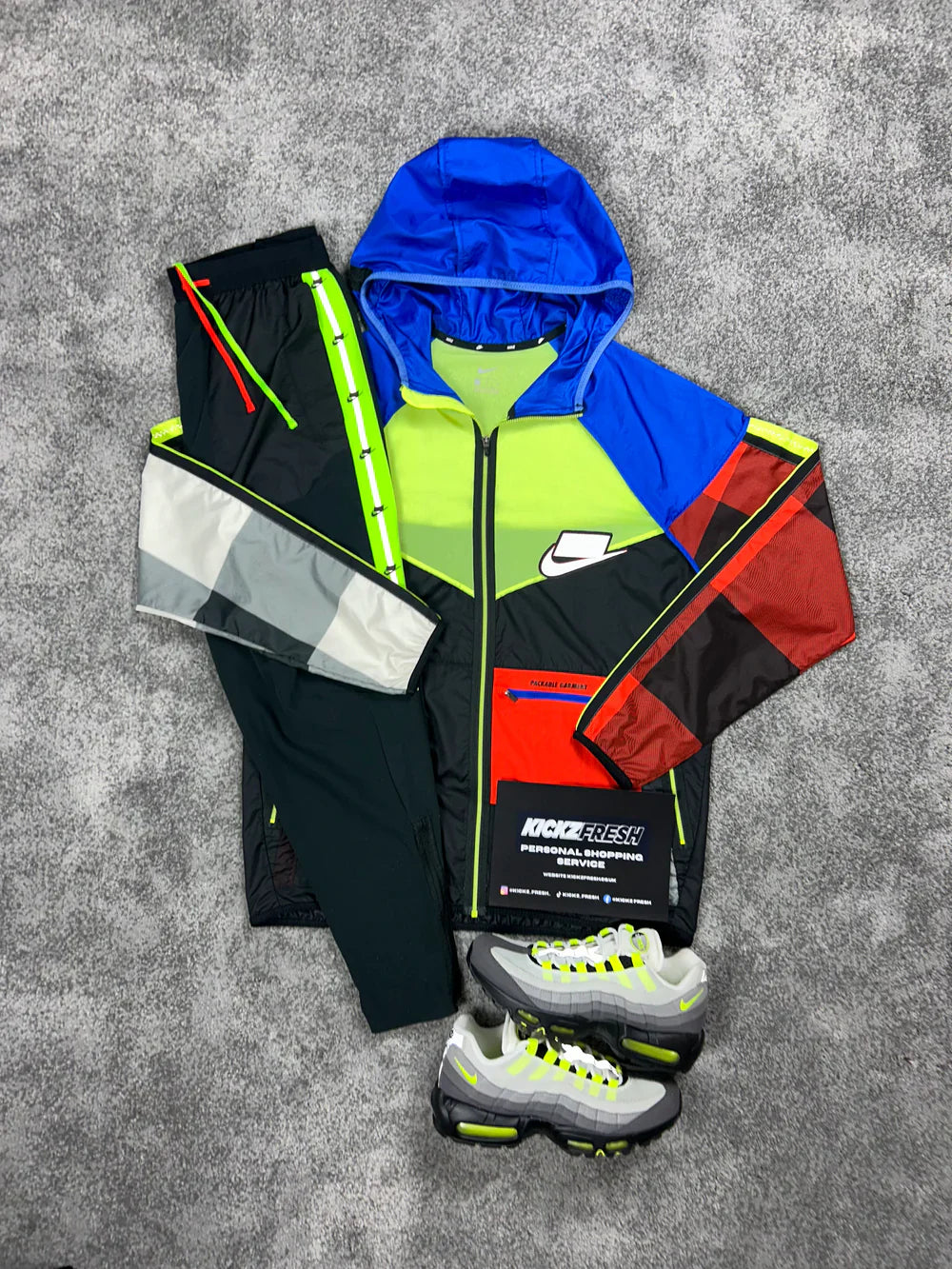 NIKE PATCHWORK MULTICOLOR MEEKZ TRACKSUIT