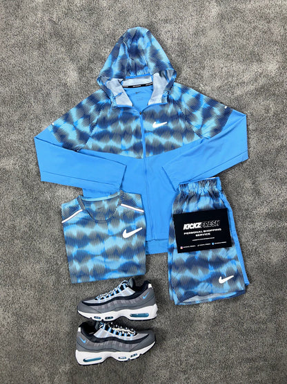 NIKE MEN’S 3-PIECE WINDRUNNER SOUNDWAVE UNIVERSITY BLUE SET