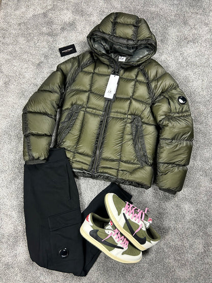 C.P. COMPANY D.D SHELL JACKET KHAKI GREEN