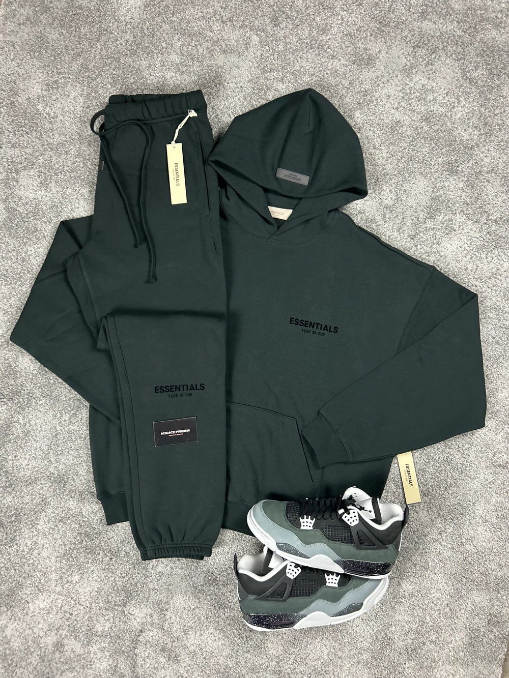 FOG ESSENTIALS BLACK TRACKSUIT
