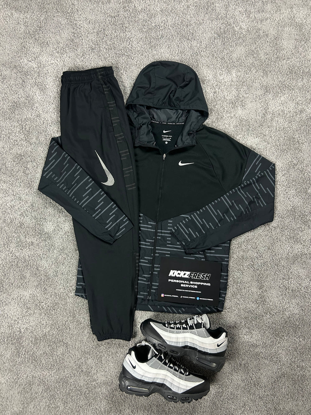 NIKE WINDRUNNER DIVISION BLACK REFLECTIVE TRACKSUIT