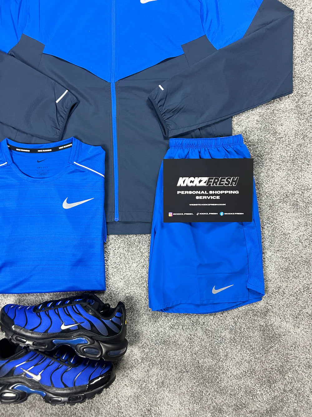 NIKE MEN’S 3-PIECE WINDRUNNER ROYAL BLUE SET