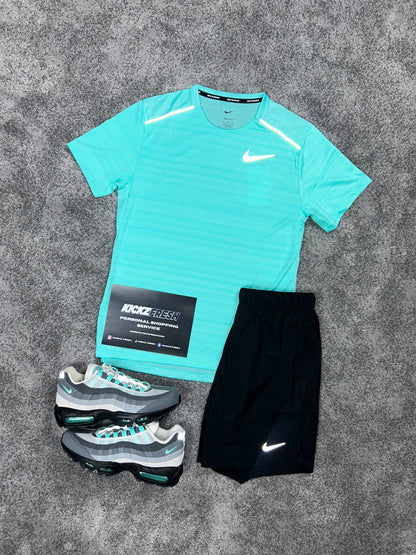 NIKE MEN’S MILER HYPER TURQUOISE SET