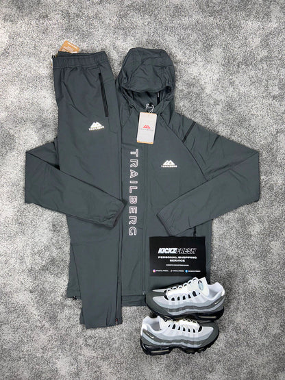 TRAILBERG TERRA TECH GREY TRACKSUIT