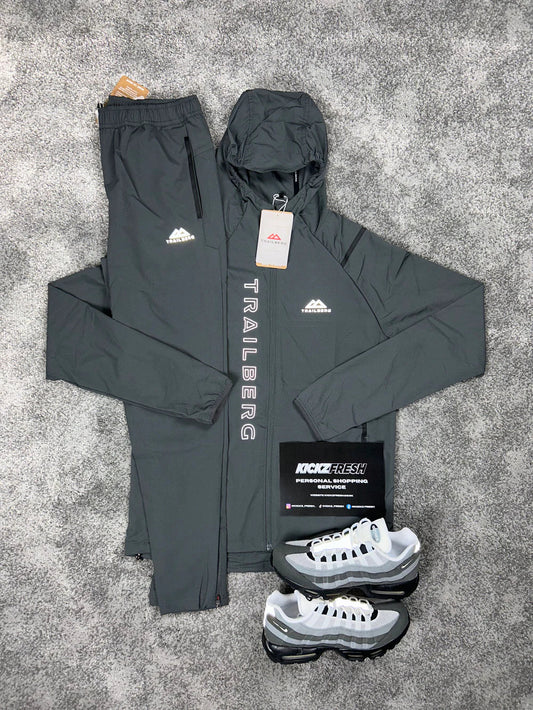 TRAILBERG TERRA TECH GREY TRACKSUIT