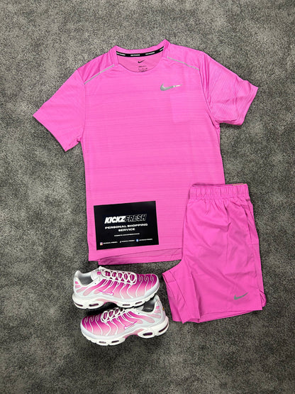 NIKE MEN’S MILER HYPER PINK SET