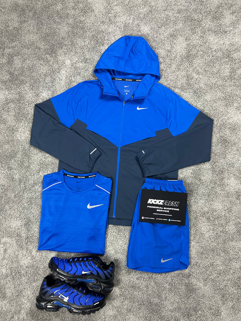 NIKE MEN’S 3-PIECE WINDRUNNER ROYAL BLUE SET