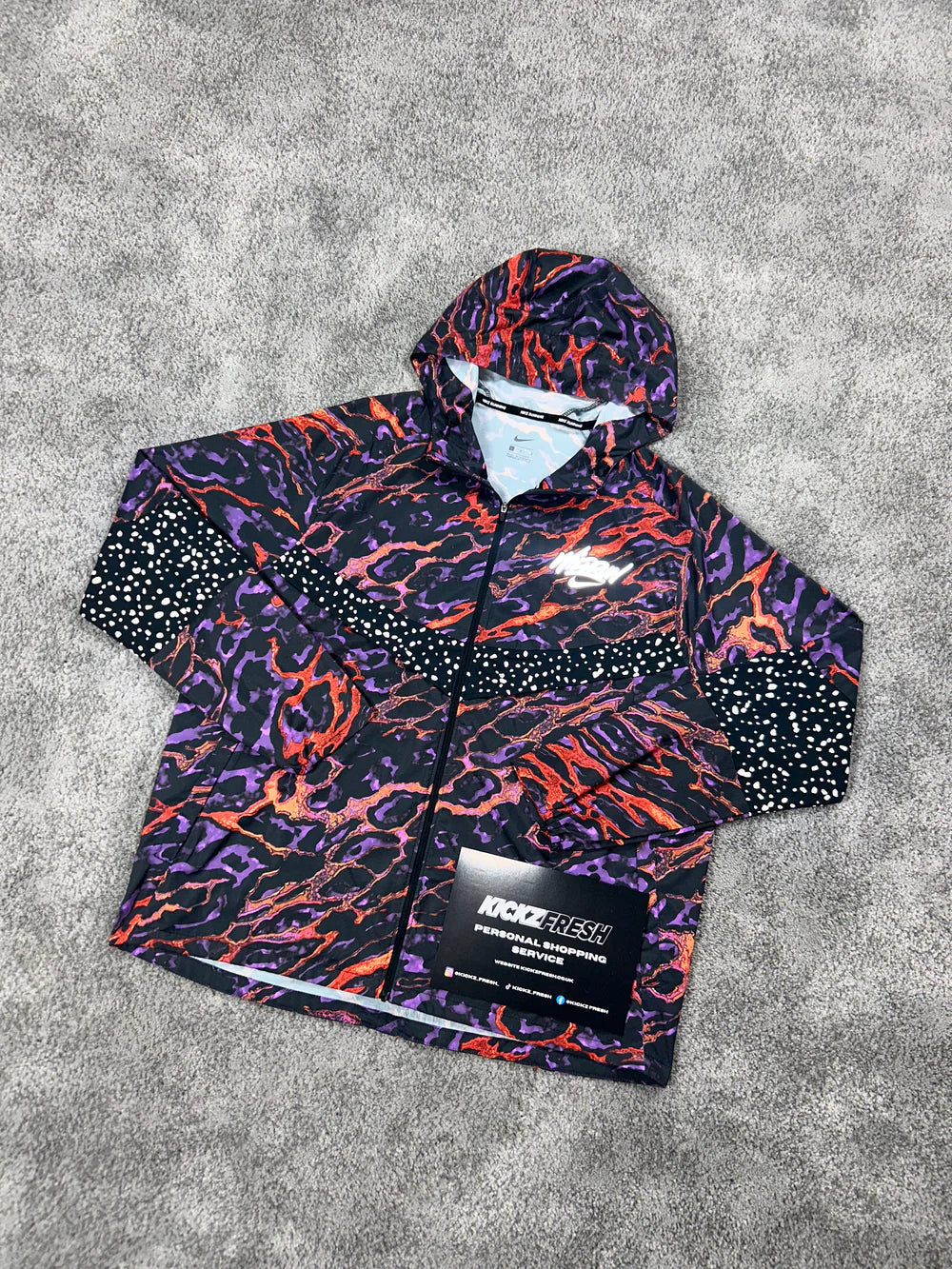 NIKE WINDRUNNER WILDRUN GALAXY PURPLE BLACK JACKET