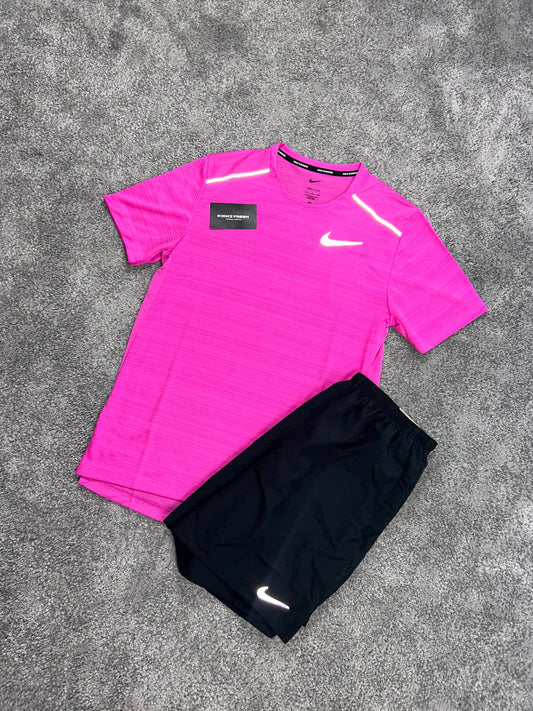 NIKE MEN’S MILER FUCHSIA PINK SET