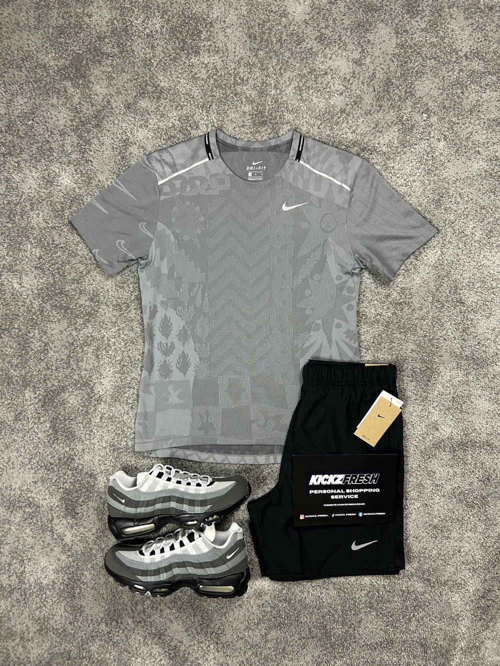NIKE MEN’S TOKYO MILER GREY SET