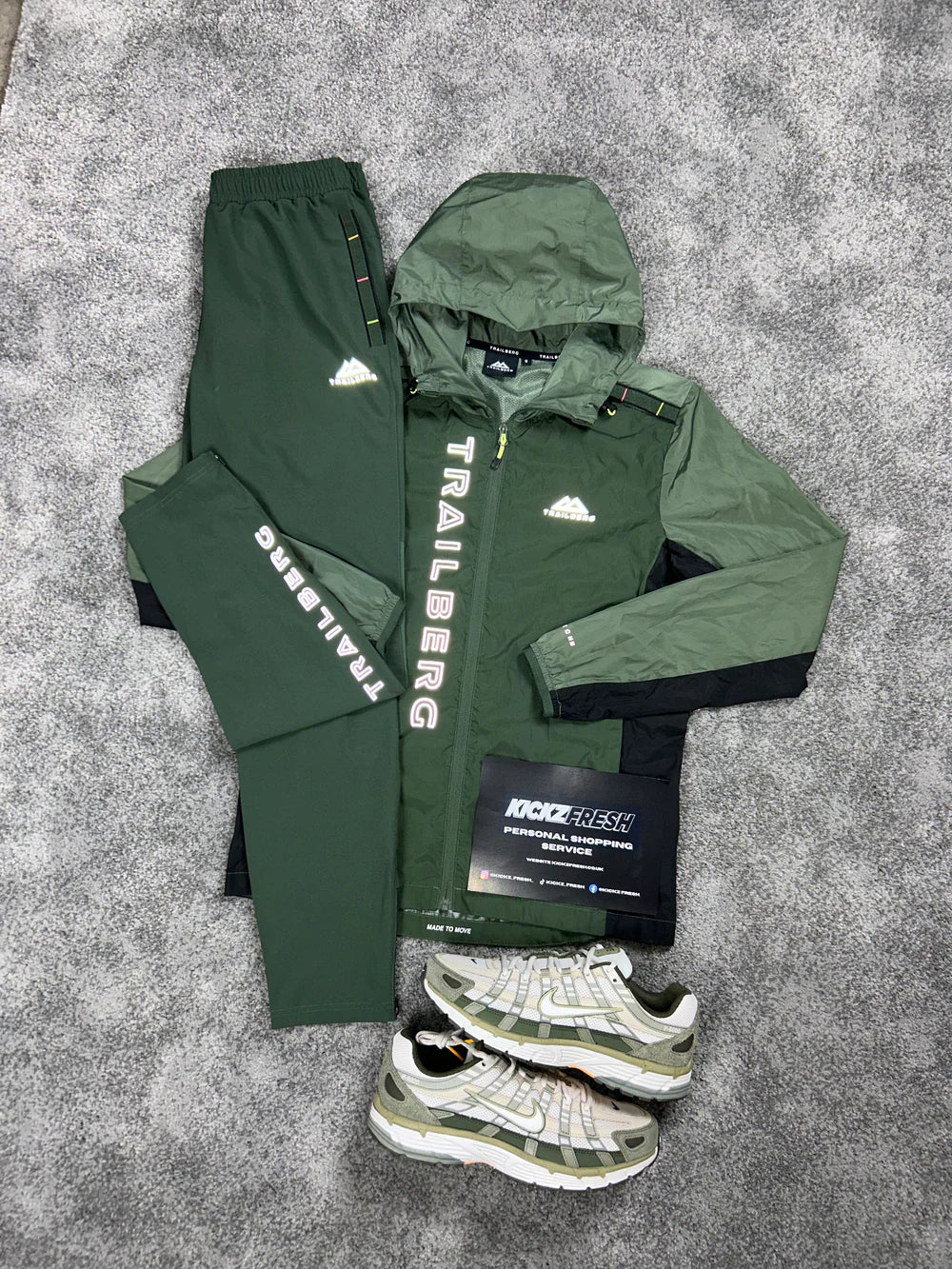 TRAILBERG TRIATHLON KHAKI TRACKSUIT