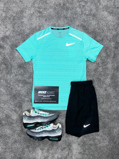 NIKE MEN’S MILER HYPER TURQUOISE SET