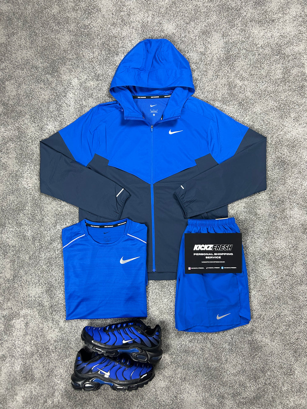 NIKE MEN’S 3-PIECE WINDRUNNER ROYAL BLUE SET