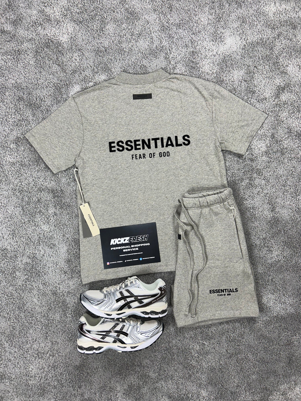 ESSENTIALS FEAR OF GOD MEN’S DARK AVEINE SET