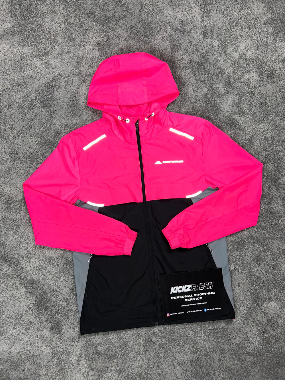 MONTERRAIN CHASE PINK WINDRUNNER JACKET