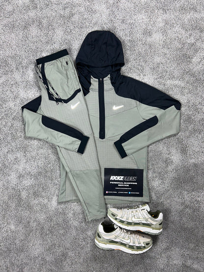 NIKE PERFORMANCE HALF-ZIP LIGHT KHAKI TRACKSUIT